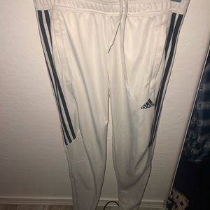 Adidas White Joggers!